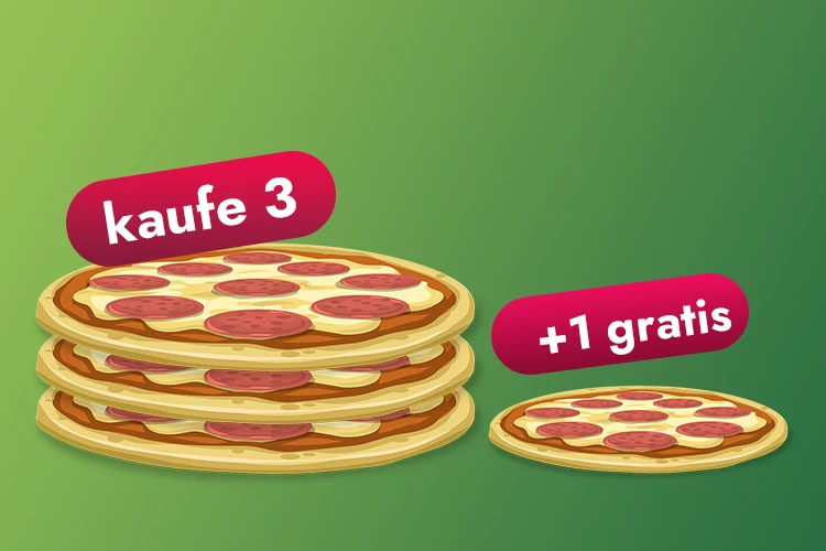 Gratisartikel-menu's: koop 3, betaal 2